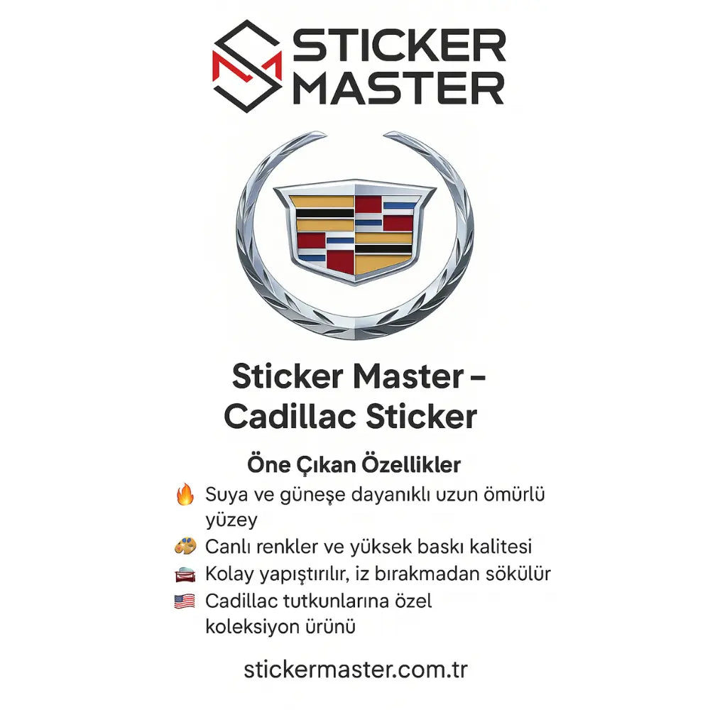Cadillac-Sticker Sticker Master