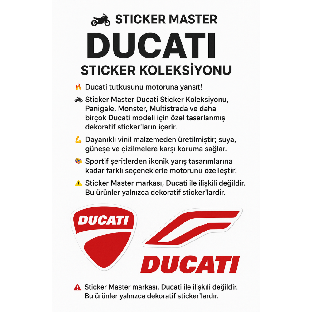 Ducati Motor Sticker