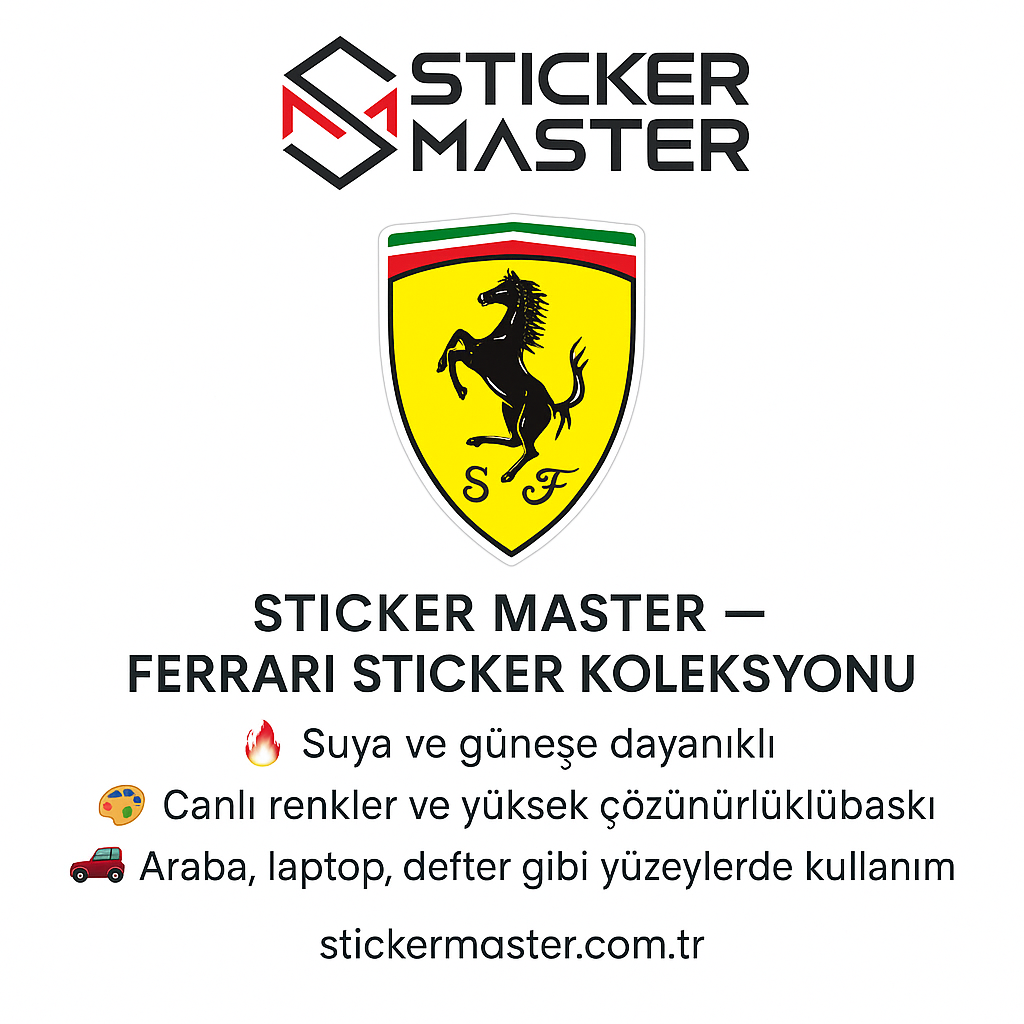Ferrari Sticker