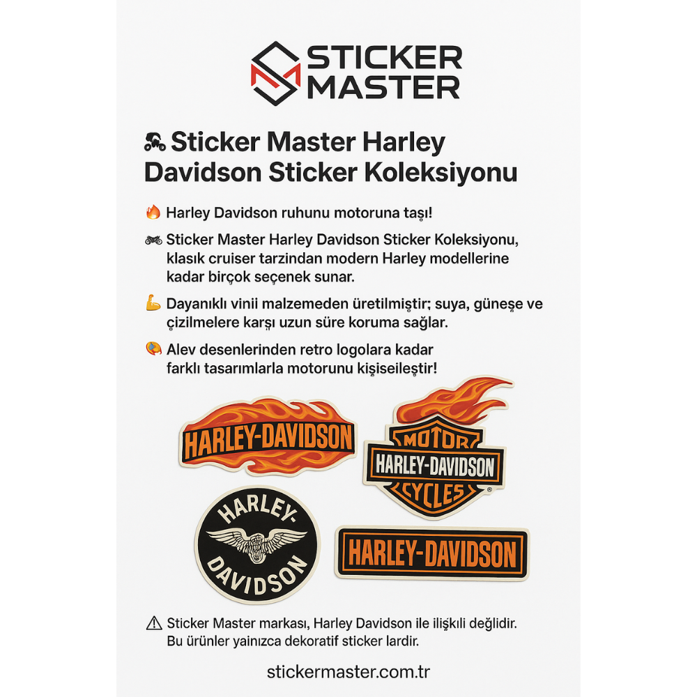 Harley Davidson Motor Sticker