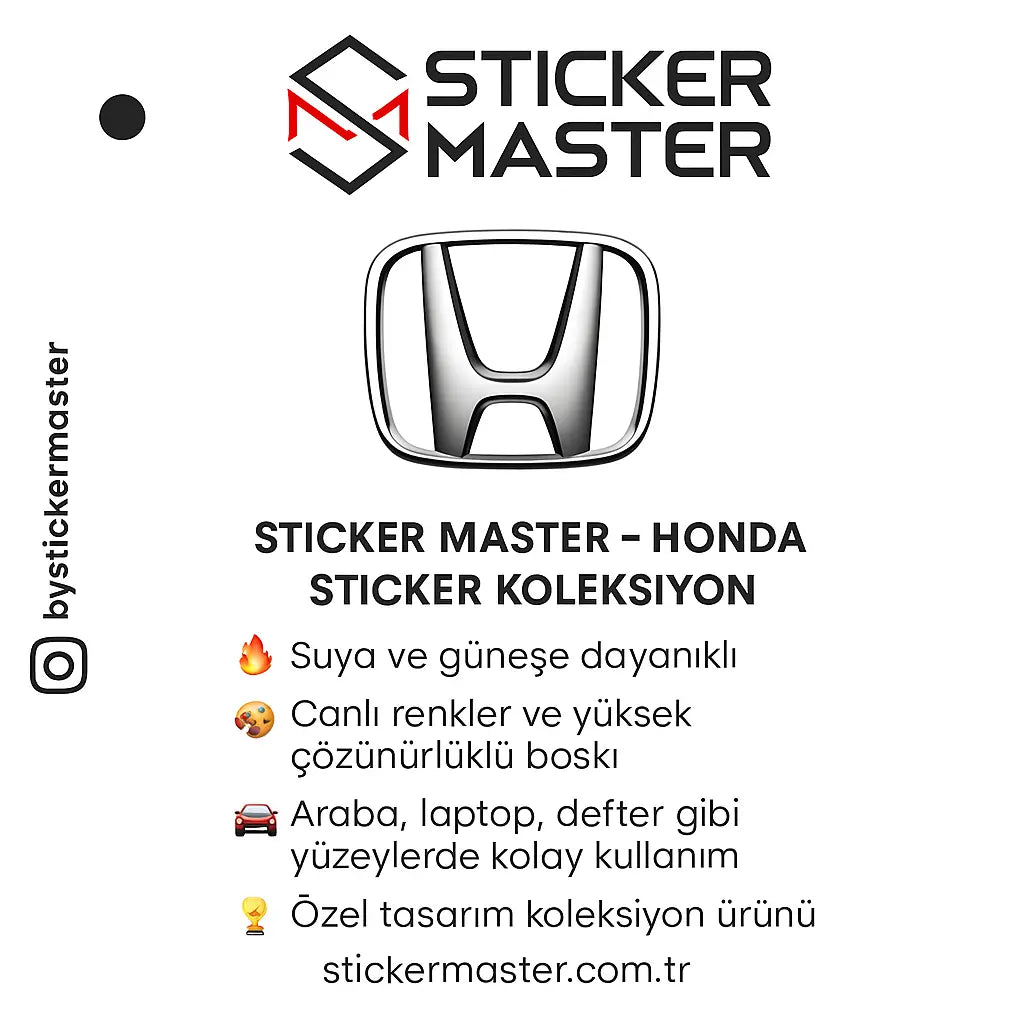 Honda Sticker - Sticker Master