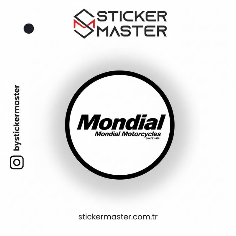 Mondial Motor Sticker
