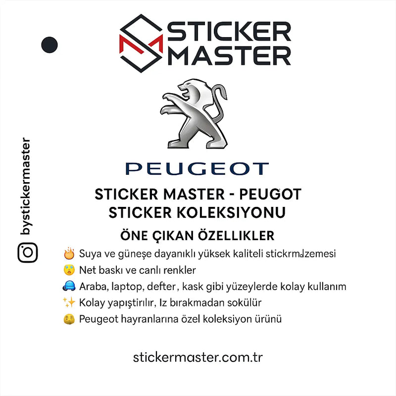 Peugeot-Sticker Sticker Master