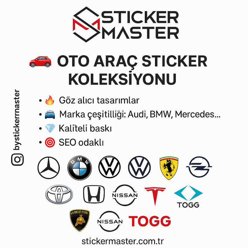 Oto Araç Sticker