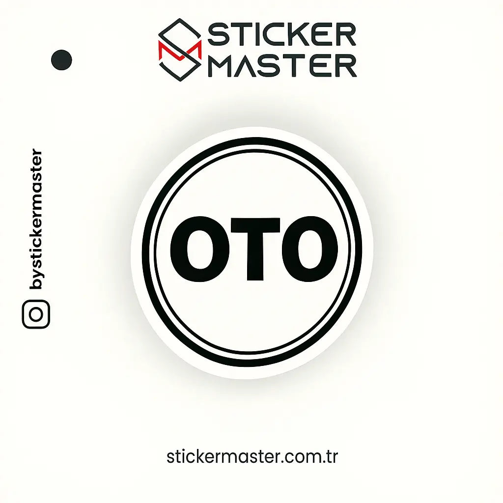 Oto-Araç-Sticker Sticker Master