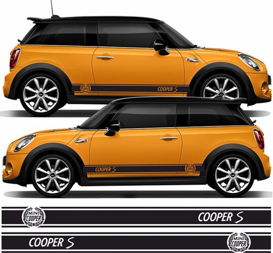 Sticker Master Mini Cooper Yan Şerit “Cooper S” Sticker Takımı – Şehir Stilini Yansıt!