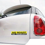 Sticker Master "NO ROAD? NO PROBLEM!" Off-Road Sticker | Komik Arazi Aracı Tampon Çıkartması