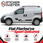 Fiat Fiorino İçin Uyumlu Aksesuar Yan Sport Sticker