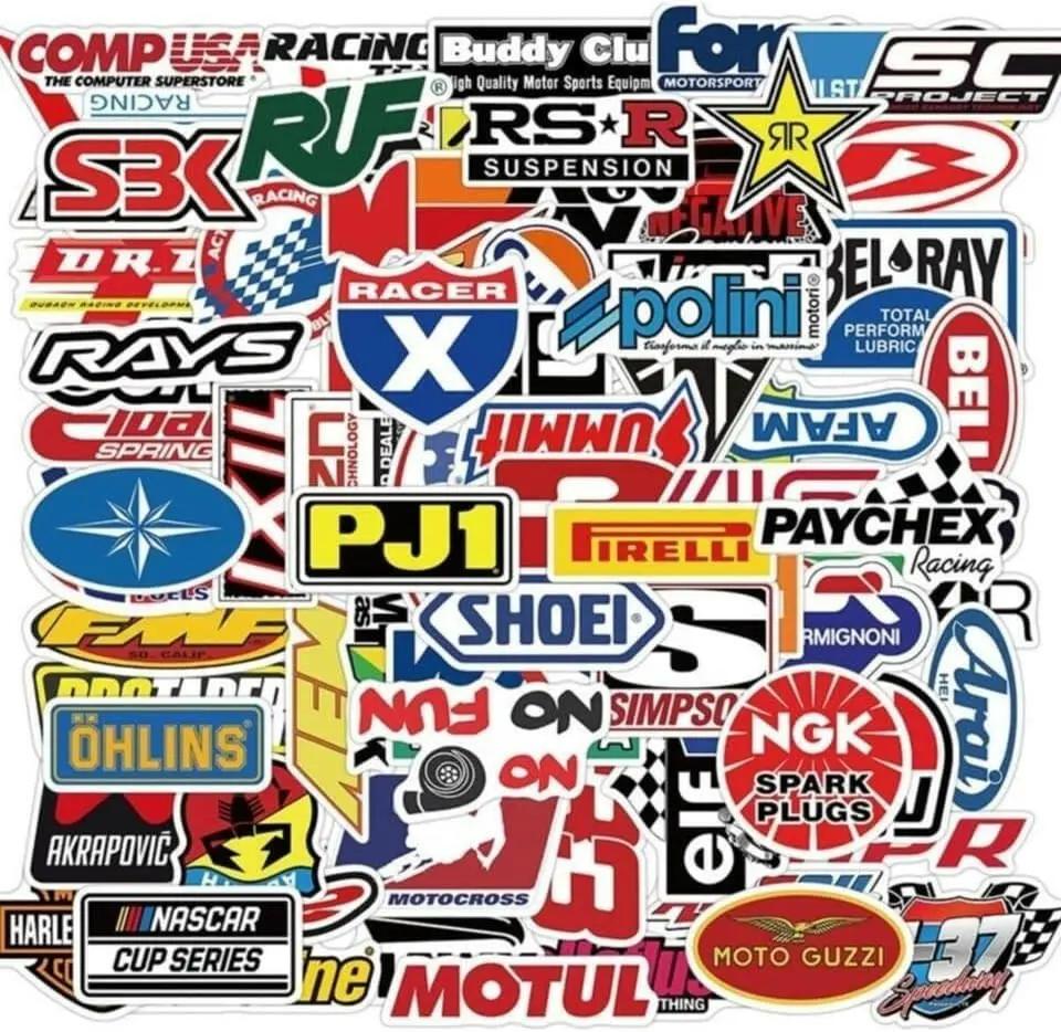 100 Adet JDM Graffiti Racing Araba Modifiye Sticker Seti | Sticker Master