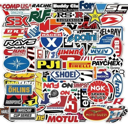 100 Adet JDM Graffiti Racing Araba Modifiye Sticker Seti | Sticker Master