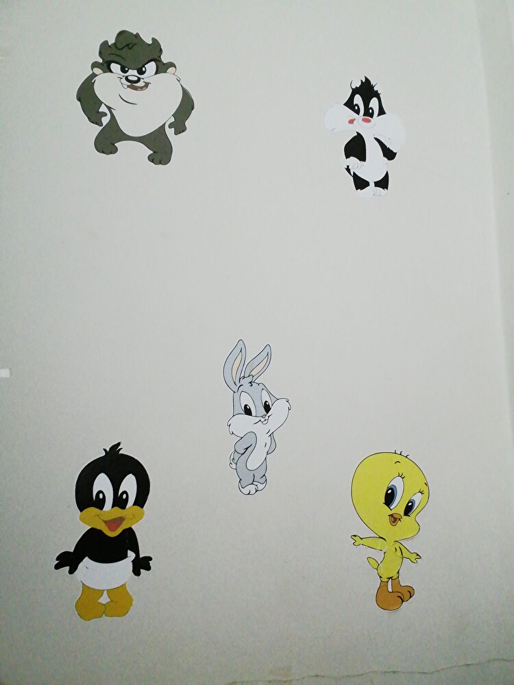 Sticker Master Baby Looney Tunes Duvar Çocuk Odası Sticker