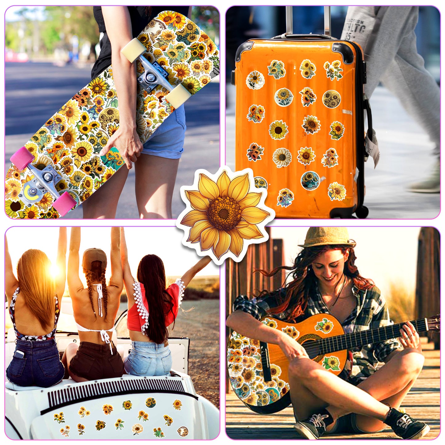 Ayçiçeği Sticker Seti (50’li) | Sticker Master