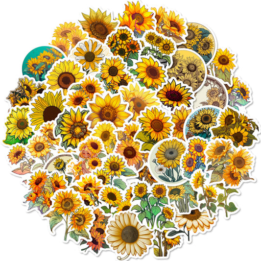 Ayçiçeği Sticker Seti (50’li) | Sticker Master