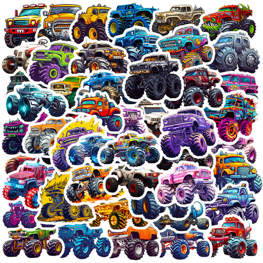 Monster Truck Sticker Seti 50’li | Sticker Master