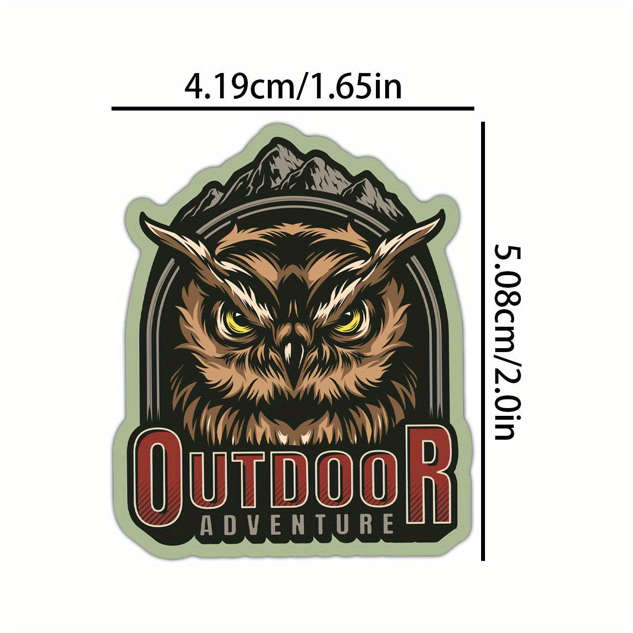 50'li Premium Doğa Kamp Sticker Seti - Su Geçirmez Outdoor Çıkartmalar