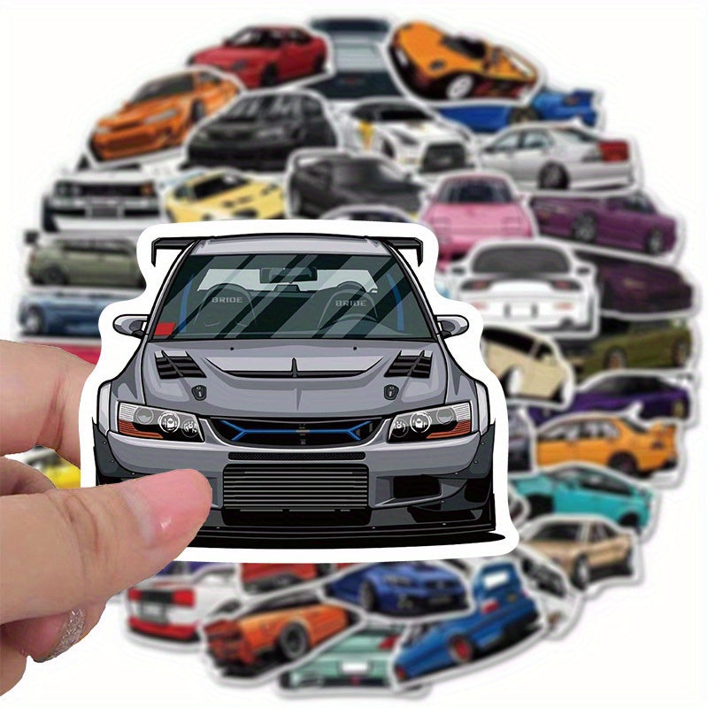 JDM Racing Araba Sticker Seti 50’li | Sticker Master
