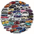 JDM Racing Araba Sticker Seti 50’li | Sticker Master
