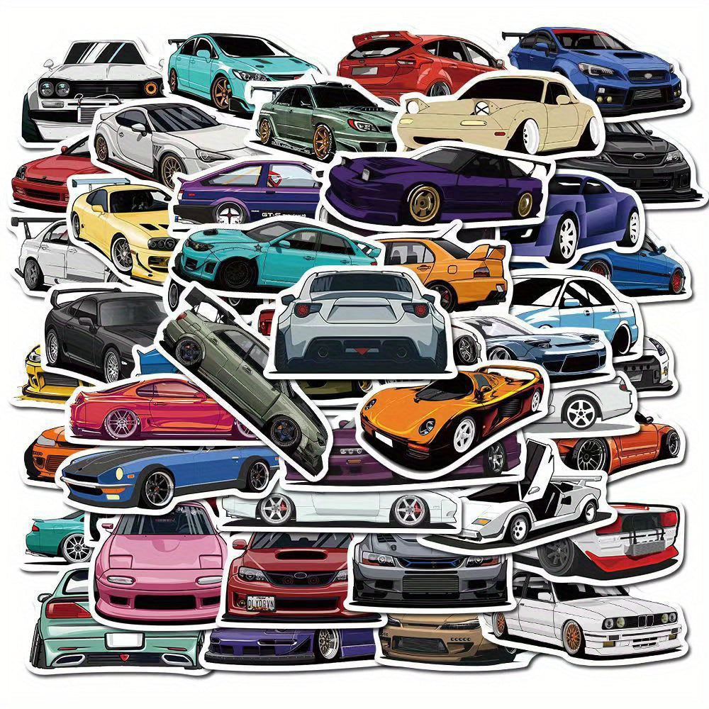 JDM Racing Araba Sticker Seti 50’li | Sticker Master
