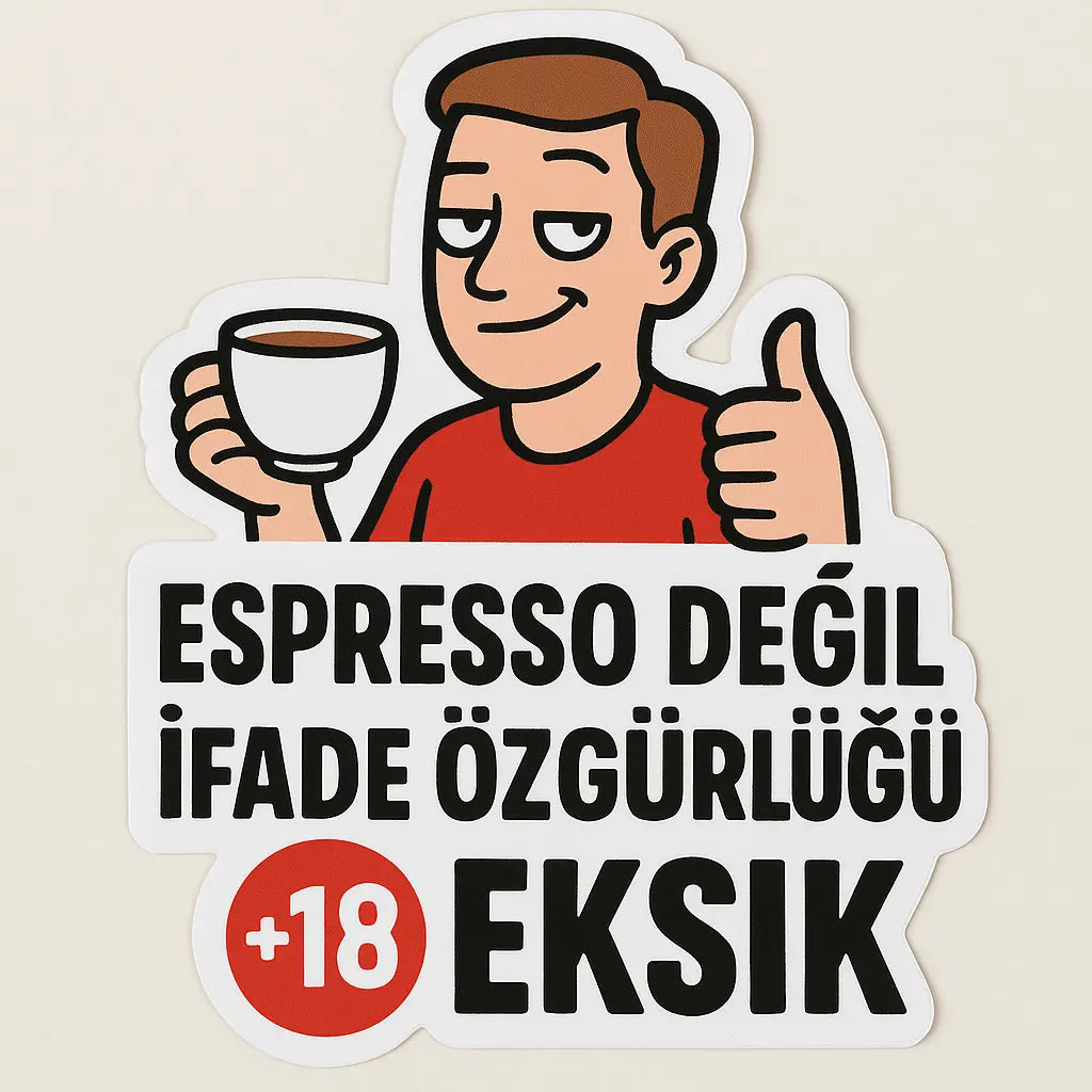 Sticker Master +18 Komik Sticker – Eğlenceli ve Cesur 1 Parça Sticker Master