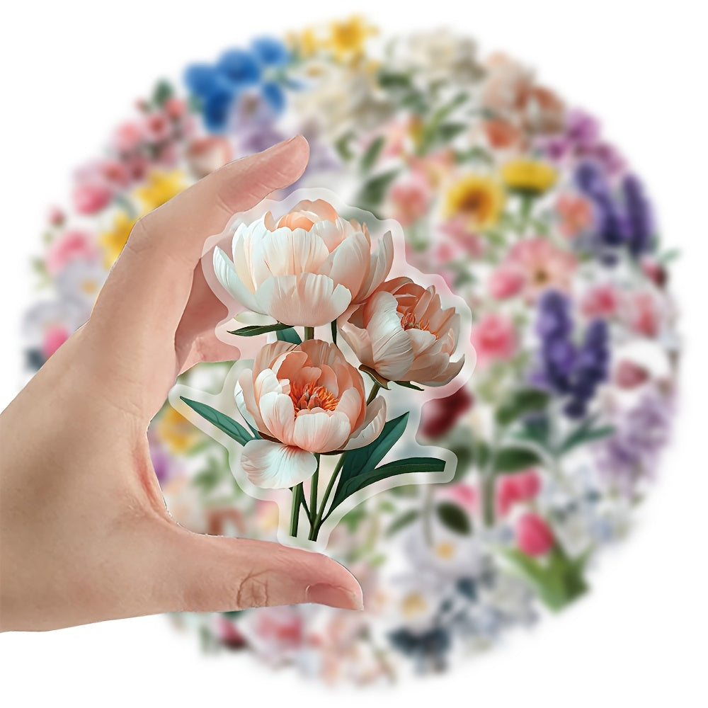 Çiçek Vinil Sticker Seti 50’li | Sticker Master