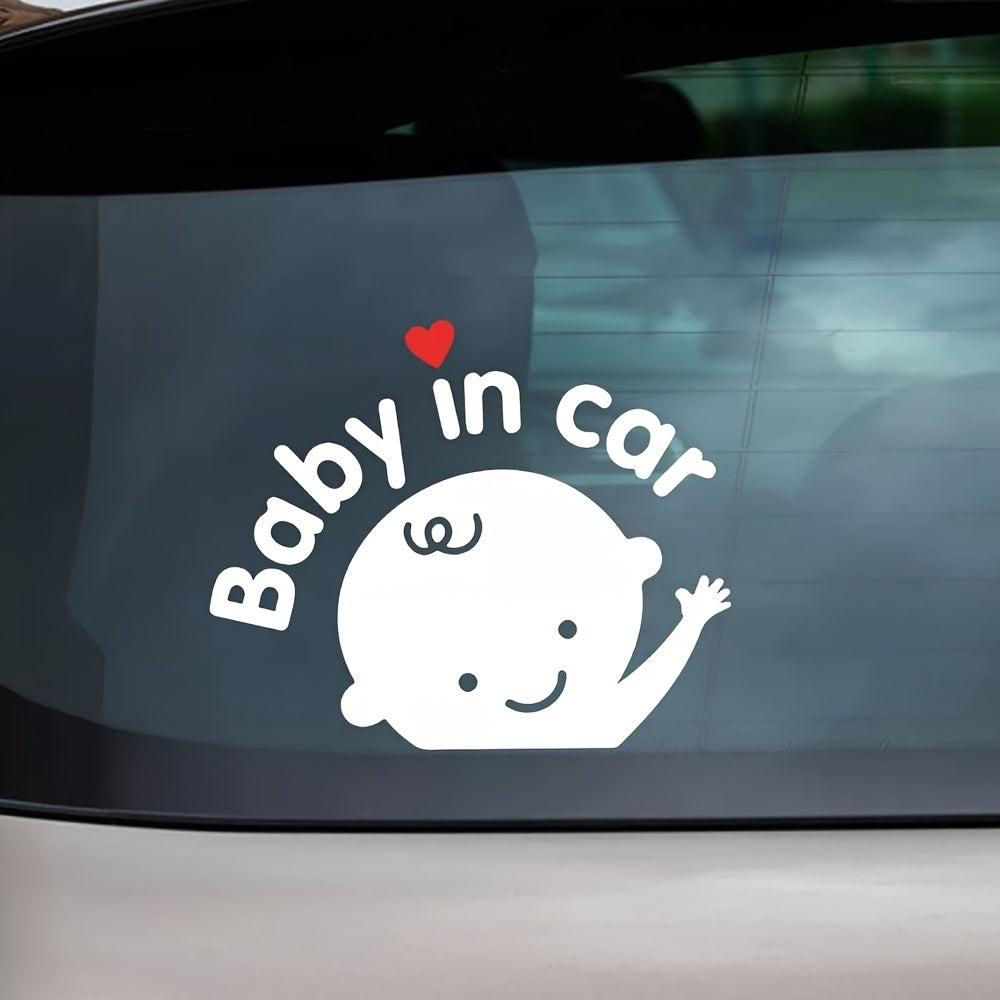 Sevimli Baby in Car Arabada Bebek Var Sticker Araç Çıkartması - Sticker Master