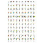 Sticker Master 300 Adet Karışık Sticker Pack Graffiti Araba Stickers Motor Bisiklet Laptop Sticker Etiket Çıkartma Sticker Master