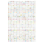 Karışık Sticker Seti 300 Parça Mega Paket | Sticker Master