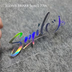 Smile Gülen Yüz Araba Stickerı Su Geçirmez - Sticker Master