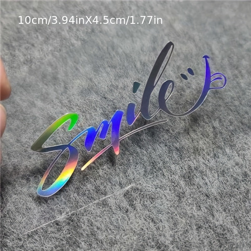 Smile Gülen Yüz Araba Stickerı Su Geçirmez - Sticker Master