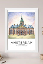 Sticker Master Amsterdam Çerçeveli Poster Tablo | Şehrin Büyüleyici Manzarasıyla Dekoratif Dokunuş