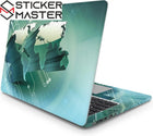 3D Dünya Haritası Laptop Sticker Teknolojik Vinil Kaplama | Sticker Master