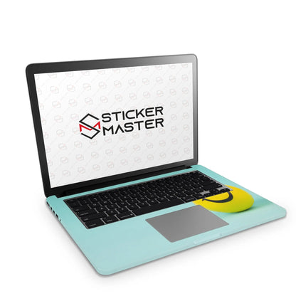 Sticker Master Just Smile 3D Evrensel Sticker Dizüstü Bilgisayar Vinil Sticker Decal 12" 13" 13.3" 14" 15" 15.4" 15.6 inç Dizüstü Bilgisayar Çıkartma Koruyucu Macbook Asus Acer Hp Lenovo Huawei Dell İçin - Sticker Master