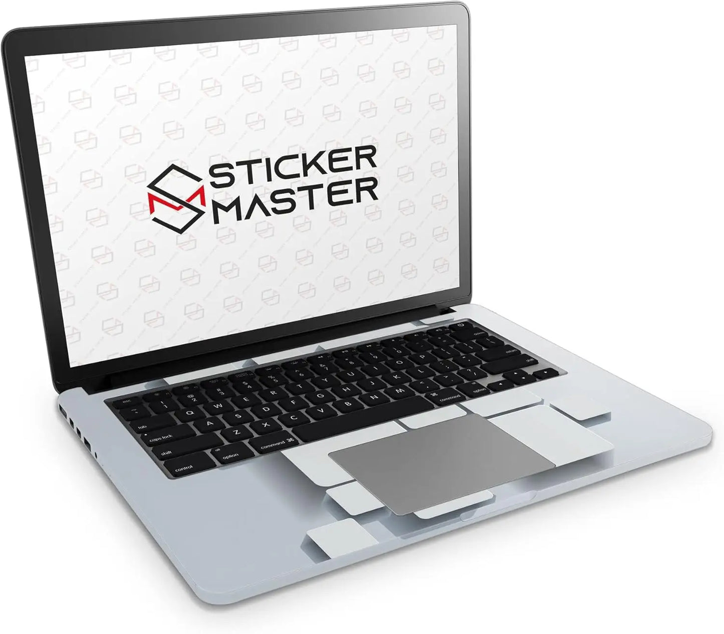 Sticker Master 3D Gray Evrensel Sticker Dizüstü Bilgisayar Vinil Sticker Decal 12" 13" 13.3" 14" 15" 15.4" 15.6 inç Dizüstü Bilgisayar Çıkartma Koruyucu Macbook Asus Acer Hp Lenovo Huawei Dell İçin - Sticker Master