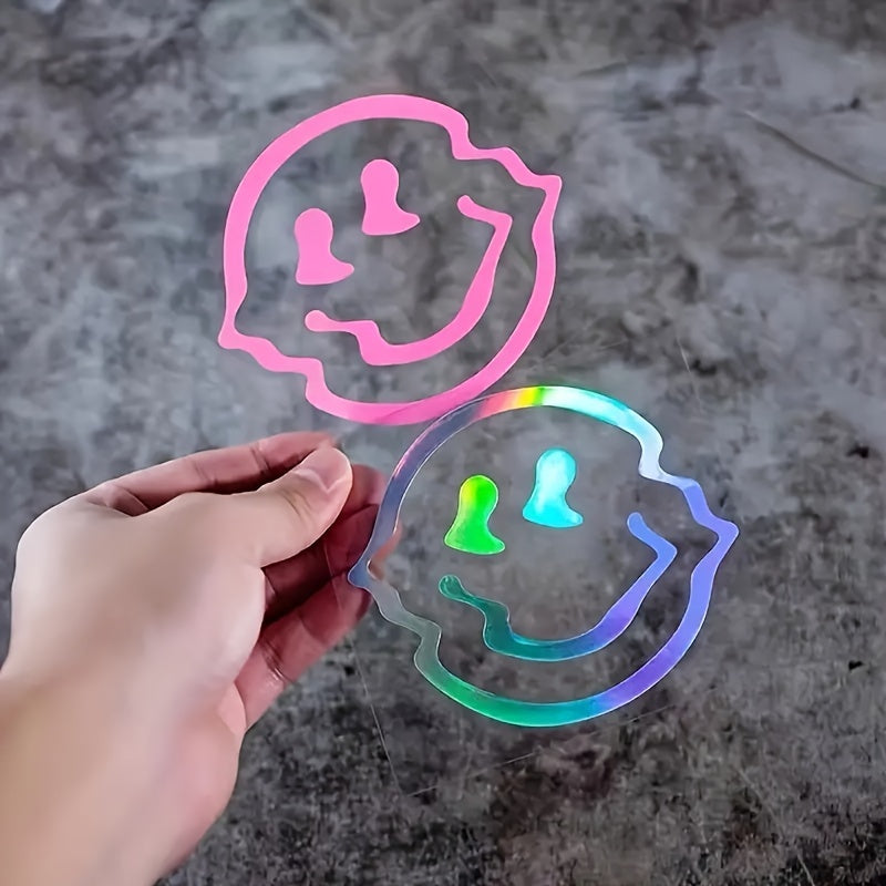 Eriyen Gülen Yüz Sticker Araba Çıkartması - Sticker Master