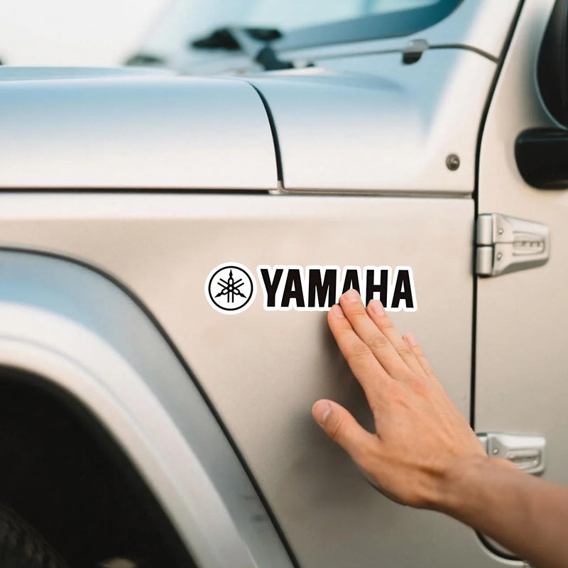 Sticker Master 3 Adet Yamaha Araç Sticker Seti - 15 Cm Motor Çıkartma Etiket