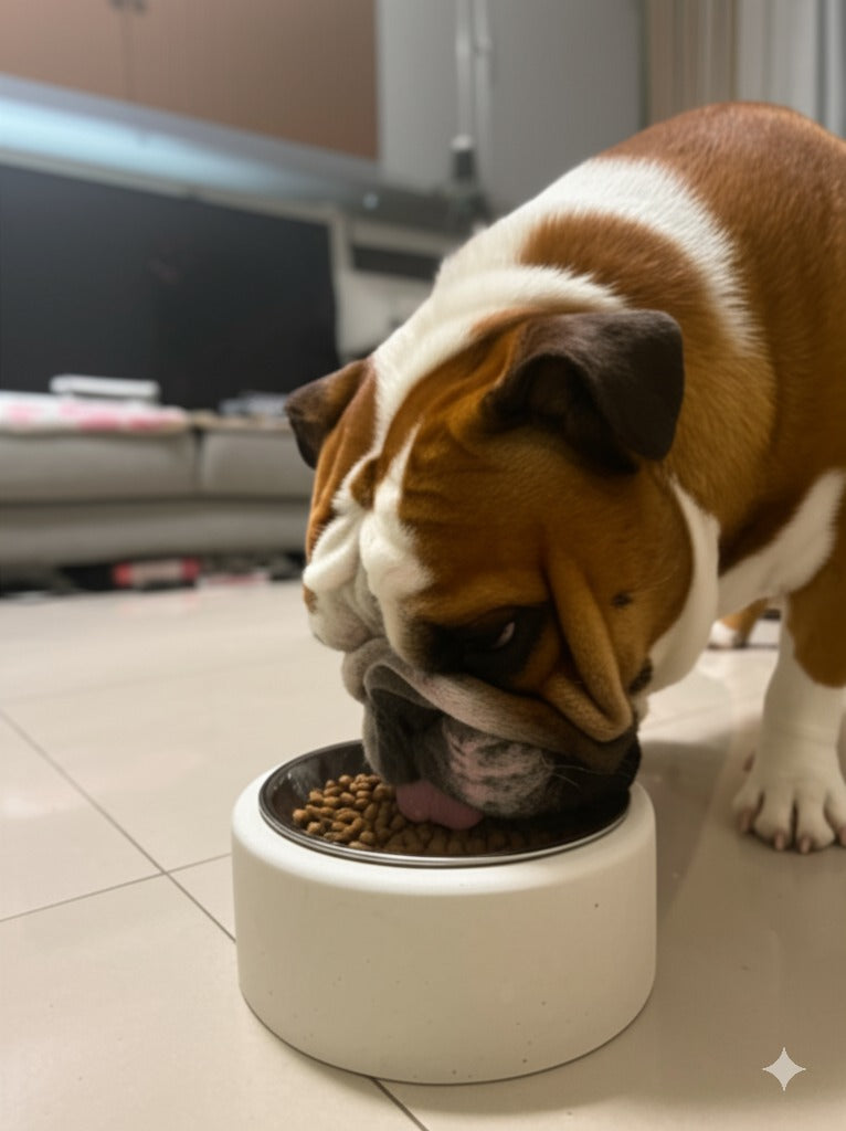 Sticker Master Beton Kedi ve Köpek Mama Kabı – Şık ve Dayanıklı Tasarım