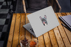 Sticker Master Fransız Bulldog Sticker Motor, Kask, Laptop, Araba, Oto Araç İçin Dayanıklı Etiket Decal