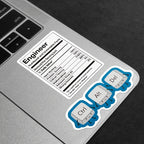 Sticker Master 50 adet Programcı Meme Çıkartmaları - Dizüstü Bilgisayarlar, Gitar Kılıfları, Telefon Kılıfları ve Karalama Defterleri için Teknoloji Temalı Karikatür Çıkartmalar | Dayanıklı PVC, 50+ Stil, Y