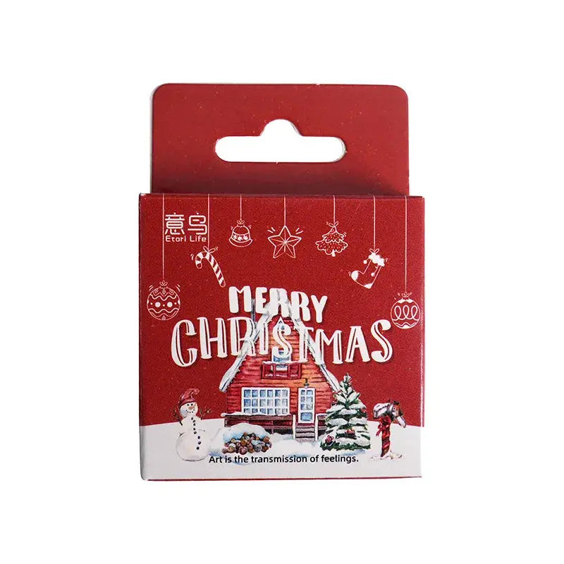 46 Parça Yılbaşı Sticker Seti | Merry Christmas Temalı Kendin Yap (DIY) Etiketleri Sticker Master