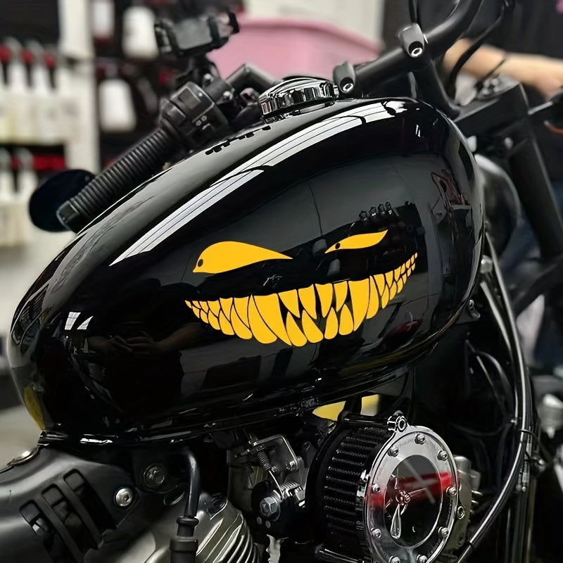Evil Smile Araba ve Motosiklet Sticker Su Geçirmez | Sticker Master