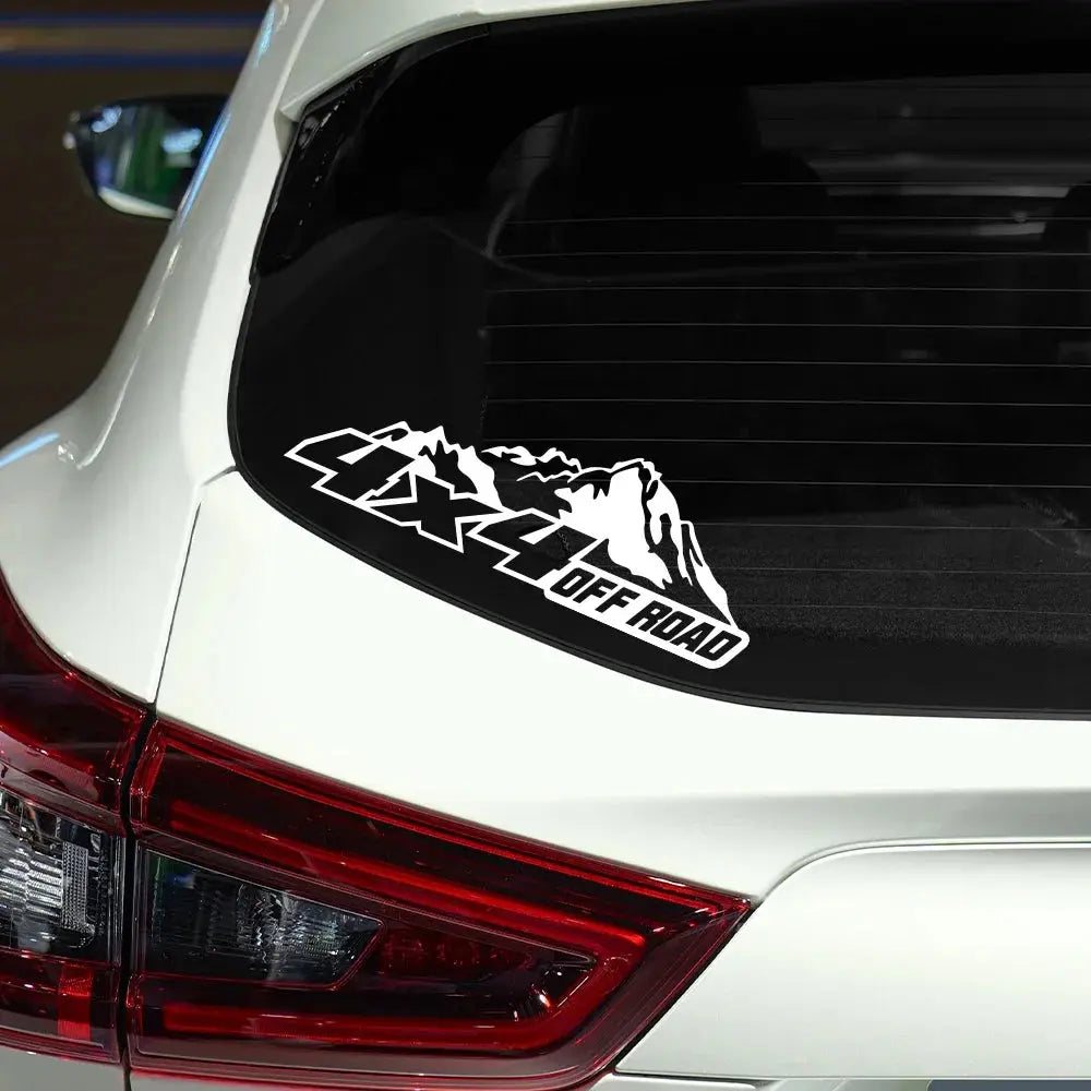 4x4 Off Road Dağ Macerası Sticker 21x7 Cm|Sticker Master Sticker Master