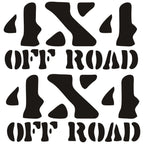 Sticker Master 4x4 Off Road Safari Sticker – 20 cm'lik Doğa Vahşiliği!