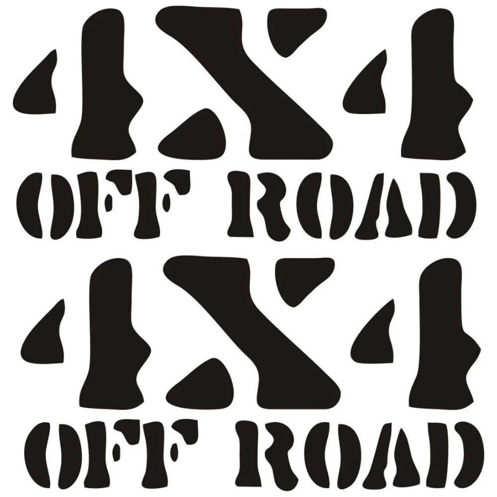 Sticker Master 4x4 Off Road Safari Sticker – 20 cm'lik Doğa Vahşiliği!