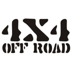 Sticker Master Jeep (4x4 Off Road) Sticker Motor, Kask, Laptop, Araba, Oto Araç İçin Dayanıklı Etiket Decal 20 Cm