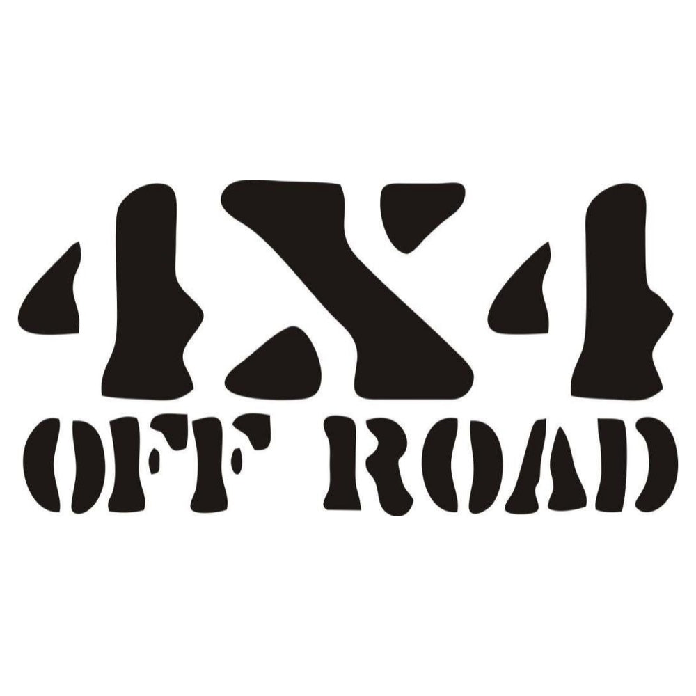 Sticker Master Jeep (4x4 Off Road) Sticker Motor, Kask, Laptop, Araba, Oto Araç İçin Dayanıklı Etiket Decal 20 Cm