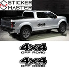 4x4 Sticker Seti | Pick-up ve SUV İçin Off Road Yan Gövde Decal (2 Adet)
