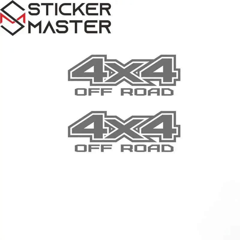 4x4 Sticker Seti | Pick-up ve SUV İçin Off Road Yan Gövde Decal (2 Adet) Sticker Master
