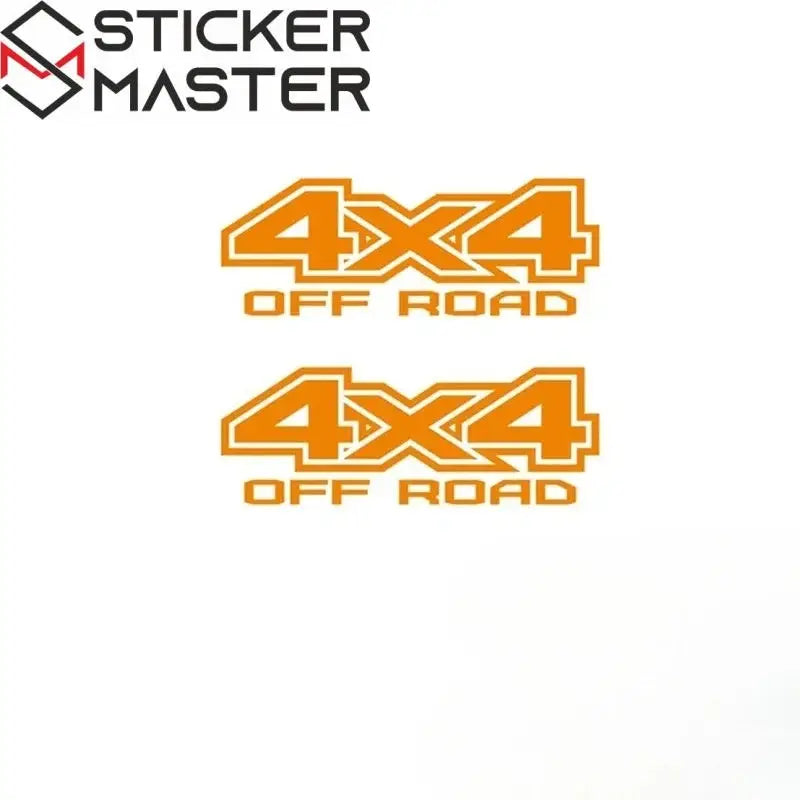 4x4 Sticker Seti | Pick-up ve SUV İçin Off Road Yan Gövde Decal (2 Adet) Sticker Master