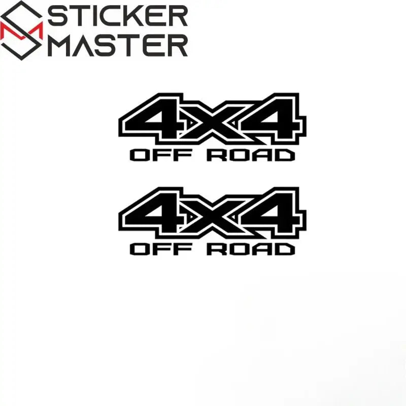 4x4 Sticker Seti | Pick-up ve SUV İçin Off Road Yan Gövde Decal (2 Adet) Sticker Master