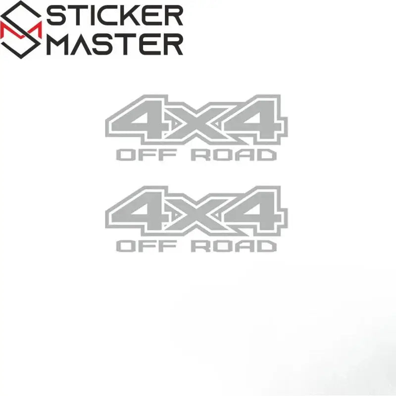 4x4 Sticker Seti | Pick-up ve SUV İçin Off Road Yan Gövde Decal (2 Adet) Sticker Master